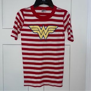 Hanna Andersson Wonder Woman Short Sleeve Pajama Top